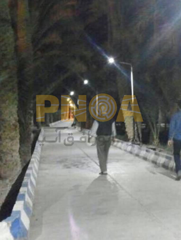 روشنایی معابر پارک ورودی شهرستان یزد و میبد