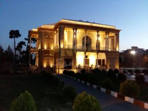 روشنایی و نورپردازی ساختمان میراث فرهنگی در پادگان جنگ تهران